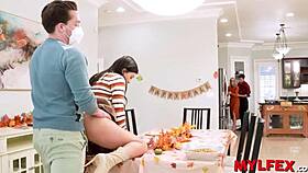 Mylfex - Close Family Celebrates With Dinner