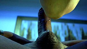 Swallowing Entire Monster Cock in Deepthroat with Balls