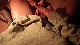 Hot Guy In Sweater And Boxers Jerking Off His Big Cock With Loud Moaning And Intense Teasing