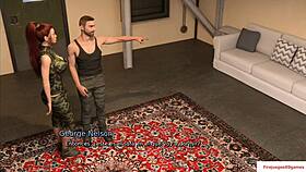 Alternative punishment for the teen with big tits and ass in a game.