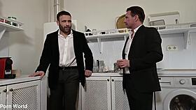 Nympho language teacher sasha sparrow takes dp from students gp2978 in office