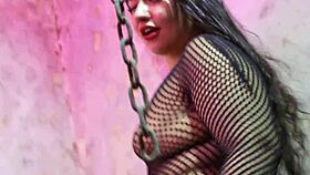 chubby sub begs for fisting in close-up