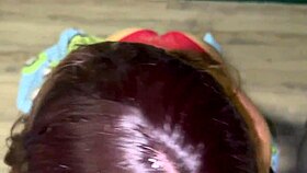 Roommate sucks dick and swallows cum for rent 😏