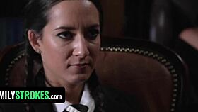 addams stepfamily orgy wednesday handles hands