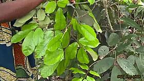 holiday sex amateur in the bush with big tits ebony bent over.