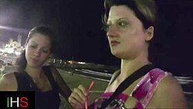 beautiful brunette girl enjoys intense pleasure