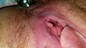 Wife toys her ass and squirts in homemade solo session.