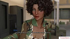 Alternative punishment for the teen with big tits and ass in a game.