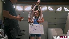 i gave my stepdad a small gift from my petite teen body.