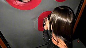 Live swing orgy with moaning and cum in mouth