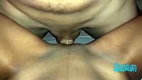 Does This Teen Wife Cum on Her Lover's Dick?