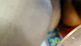 desi bhabi cleans her hairy pussy!