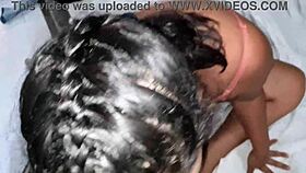 I cum in jets of milk on issauras face