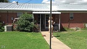 Delicious redhead in lingerie poses