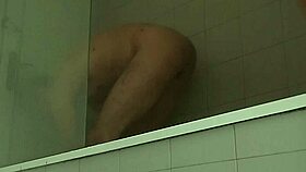 delicious guy shaving his big dick for sexy fun