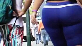 hey, check out this venezuelan bbw with a huge ass in a hidden voyeur shot