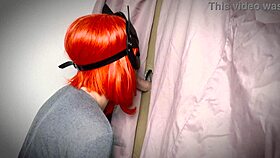 ginger girl found gloryhole