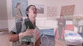 shy hijab housewife with david lee?