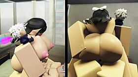 i show i'm strong by fucking this hot slut doggystyle, cummin' hard