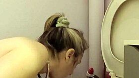 milf bound in bondage, flashing tits while getting slapped in homemade pov.