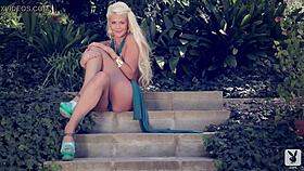 Annette White's Naughty Delight In Nude Bikini