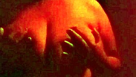 Big tits milf rides big cock in red room with stepmom!