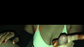 Watch this desi indian bhabhi suck husband's cock like a lollipop in deepthroat blowjob