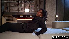 I, maitland ward, gets breeded by this big black cock in cowgirl posishun