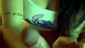 wife gets massage with monster cock cum in pussy