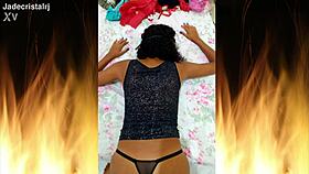 Jade Brunette From Rio With Small Waist And Wet Pussy!