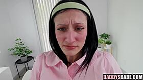 stepdaughter wants stepdads attention in a family setting