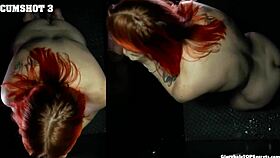 show us what redhead can do at gloryhole with tongue