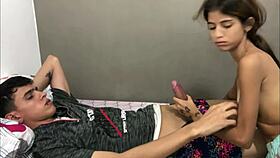 Stepsister comes to my room asking to be fucked hard, what do you think?