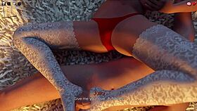 My Pleasure With Big Tits Footjob