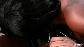 dark skin ebony barbie banxxx bounces on big black cock