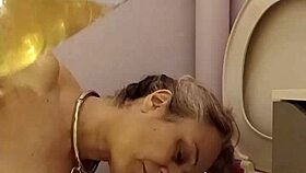 milf bound in bondage, flashing tits while getting slapped in homemade pov.