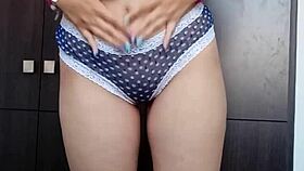 Athletic Mexican model masturbates and gets fucked twice daily outdoors