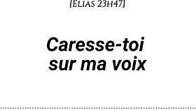 touch yourself to my erotic instructions?