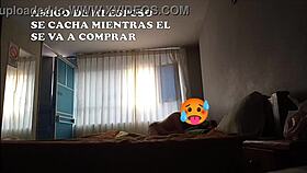 Latina Wife Cuckolds Husband