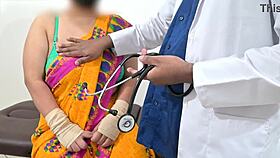 Doctor, are you checking out that Telugu aunty's boobs?