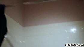 i saw this albanian teen 18+ giving blowjob to her blue-balled brother in college