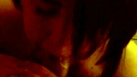 My friend gives me a deepthroat blowjob