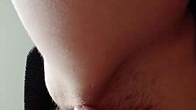 I intensely masturbate my hairy pussy until I cum.