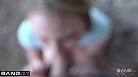 alyssa cole flashes tits and sucks cock in public park group