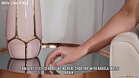 Clocked in for the grind with Angela White's deepthroat and cumshot?