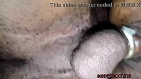 Sweetmachine update 4: black pussy orgasm with machine.