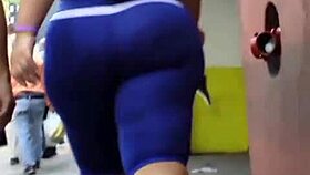 hey, check out this venezuelan bbw with a huge ass in a hidden voyeur shot