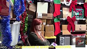 Redhead thief gets fucked.