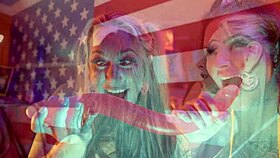 i watch misty meaner and jordan sky in freaky arcade