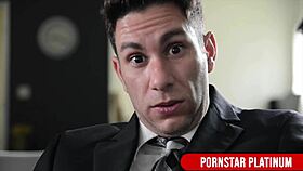 I milked my therapist Brad Knight's dick as kinky blonde.